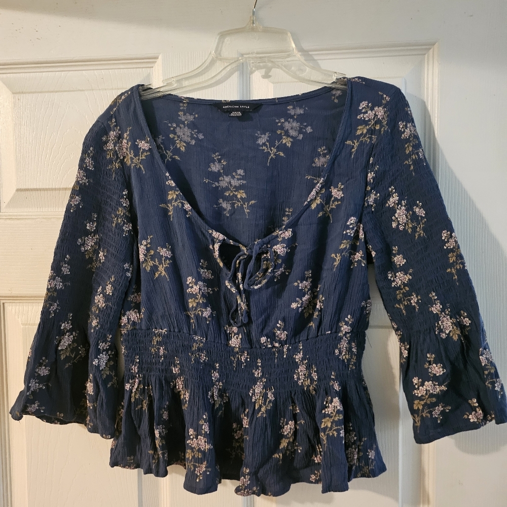 American Eagle Shirt Baby Doll Style